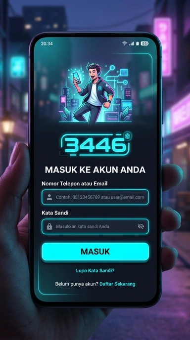 Masuk Akun 3446 untuk Pengguna Android