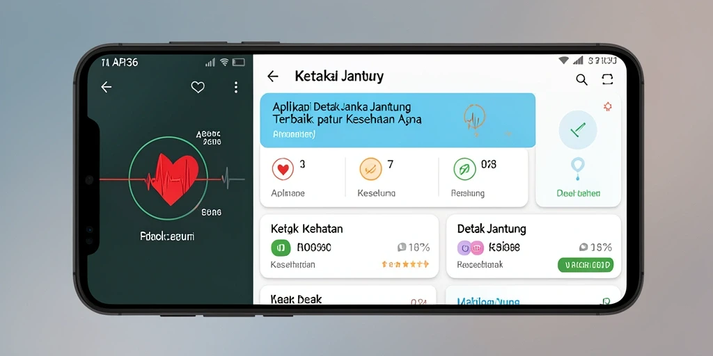 Antarmuka API36 yang ramah pengguna untuk memantau detak jantung.