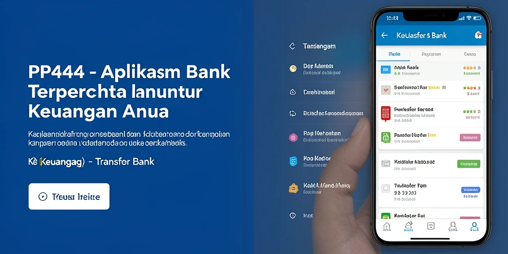 Tampilan utama aplikasi PP444 yang intuitif dan mudah digunakan.